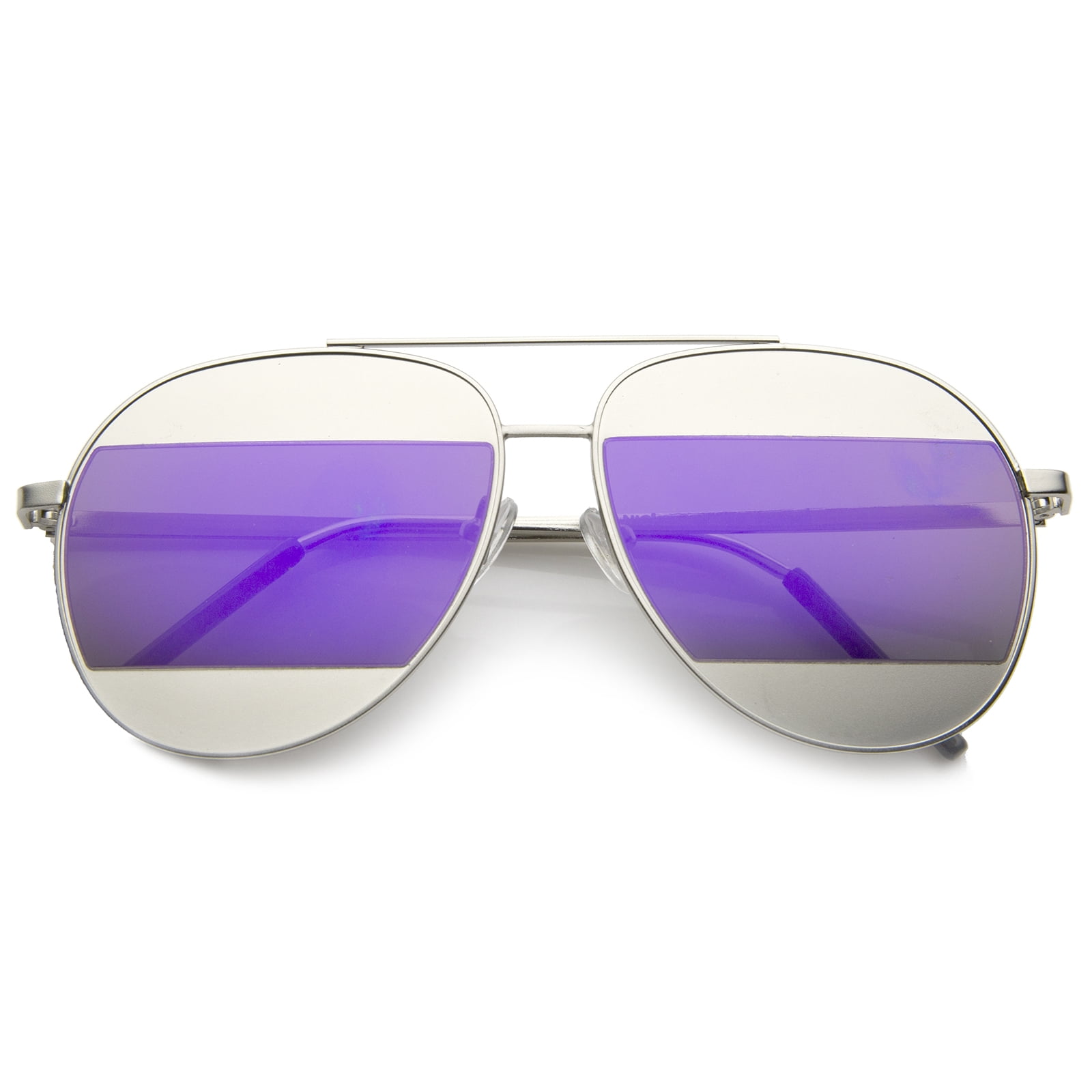 Dior Purple/blue reflective aviator sunglasses Amazon.com: Dior DIORSPLIT1-02T/8F Sunglasses Violet w  main image 2