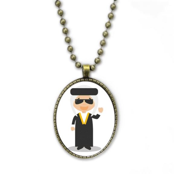 sunglasses white cartoon necklace vintage chain bead pendant jewelry collection