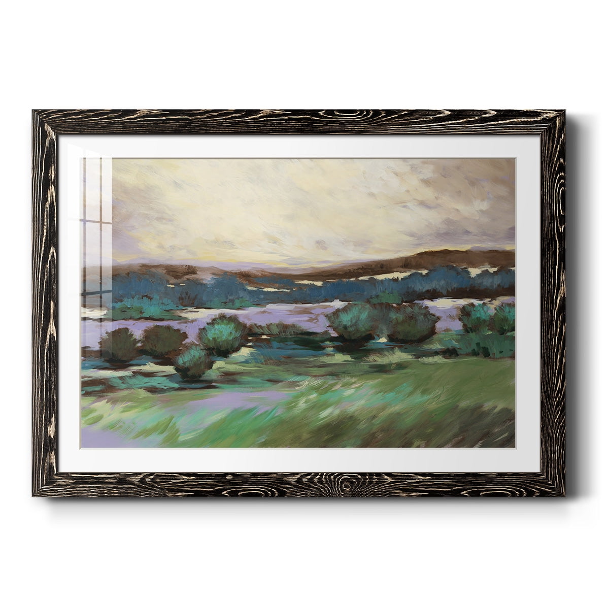 Sunny Desert Floor-Premium Framed Print - Ready to Hang