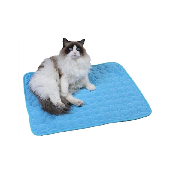 sunnykud Summer Dog Mat 27.6x39"Cooling Ice Pad For Cat Pet Sofa Bed Foldable Blanket For Small Medium Large Dogs Washable Car Cold Cushion