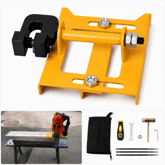 sunorchid Chainsaw Mill Guide 2-6" Sliding Adjustable Cutting Width, Portable Vertical Lumber Cutting Tool with Chain Sharpener Attachment Vertical Lumber Cutting Guide for Woodworkers & Builders
