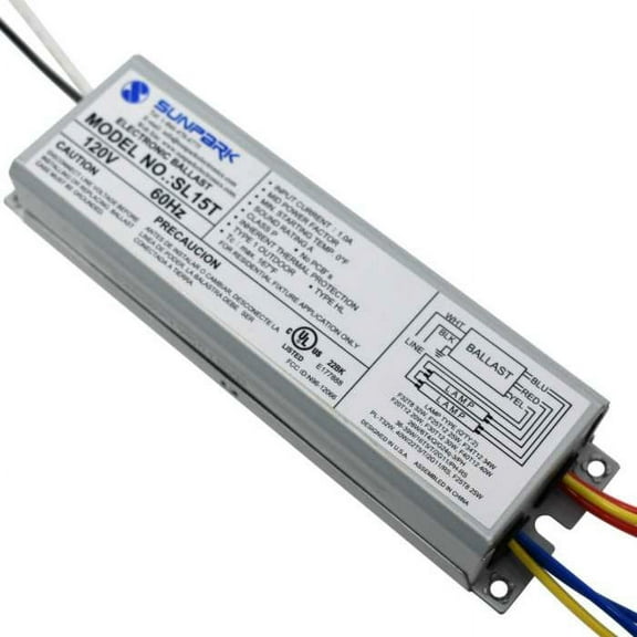 sunpark SL15T, 120V Electronic Fluorescent Rapid Start Ballast "Electrical Ballasts"