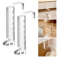 thumbnail image 1 of sunsanly 1/2Pcs Door Drying Rack Storage Hook Strong Load-bearing Foldable Design Easy to Install Laundry Hanging Coat Clothing Hanger Hook with 6 Groves, 1 of 7