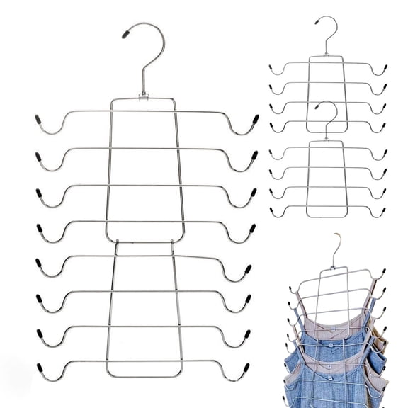sunsanly 1/2Pcs Tank Top Hanger Closet Organizer Strong Load-bearing Non-Slip Design Space Saving Bra Scarves Hanger