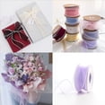 thumbnail image 1 of sunsanly 1 Roll 4cm Bouquet Ribbon Faux Pearl Edge Strong Toughness Decorative DIY Bow Tie Bouquet Wrapping Ribbon Party Supplies, 1 of 1