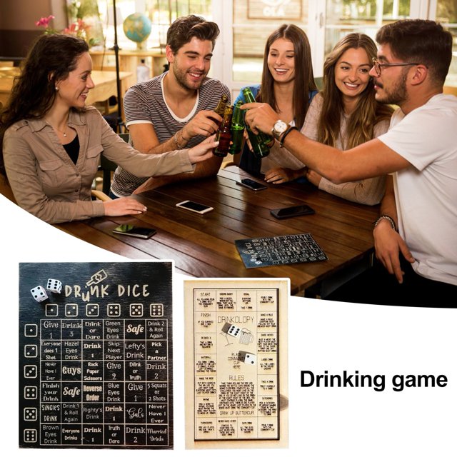 sunsanly 1 Set Dice Drinking Game Don't Go Home Tonight Game Adults