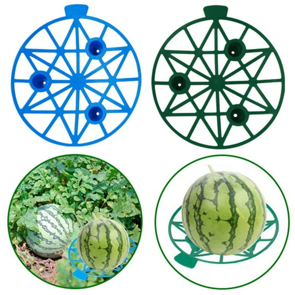 sunsanly 10 Pcs Melon Holder Stand Reusable Garden Watermelon Holder Trellis Weatherproof Plant Support Tray for Watermelon Pumpkin Cantaloupe