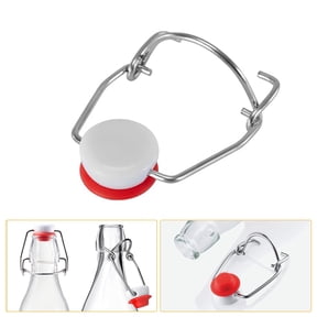 sunsanly 10pcs Top Airtight Bottle Caps for Home Brewing Leak Proof Stainless Steel Lid Freshness Carbonation Bottle Caps