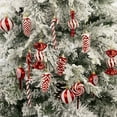 sunsanly 13Pcs Christmas Hanging Ornaments Candy Cane Ball Lollipop