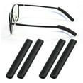 thumbnail image 1 of sunsanly 2/4 Pairs Silicone Eyeglasses Temple Tips Sleeve Non-slip Glasses Retainers Lightweight Soft Ear Sock Sleeves for Sunglasses Reading Eyeglasses, 1 of 8