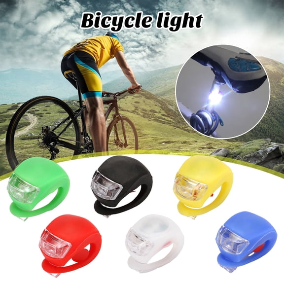 sunsanly 2Pcs Bike Light Lightweight Waterproof Bicycle Frog Lights Super Bright Simple Installation Night Riding Cycling Bicycle Tail Light