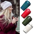 thumbnail image 1 of sunsanly 380ML Stainless Steel Insulated Coffee Cup Travel Cup Leakproof Lid Vacuum Thermal Double-Wall Seal Cup BPA-Free Safe 12H Cold/6H Hot Coffee Cup with Non-Slip Bottom Pad, 1 of 7