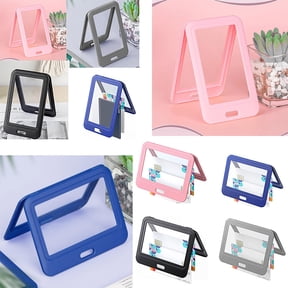 sunsanly 3Pcs ID Badge Holder with Double-Sided Windows Horizontal Hard Transparent Plastic Case Office ID Card Protector