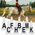 thumbnail image 1 of sunsanly 4/ 8 Pcs Dressage Cones Stackable Equestrian Training Cones Set with Letters Sign Easy Setup Dressage Cones for Equestrian Practice Events, 1 of 1
