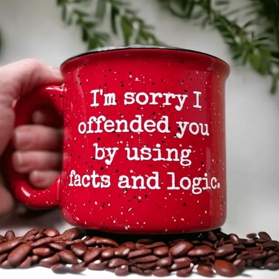 sunsanly 450ML Letter Ceramic Mug with Grip Handle Heat-Resistant Large Capacity Food Grade Multifunctional Tea Milk Coffee Water Drinking Cup Birthday Gift