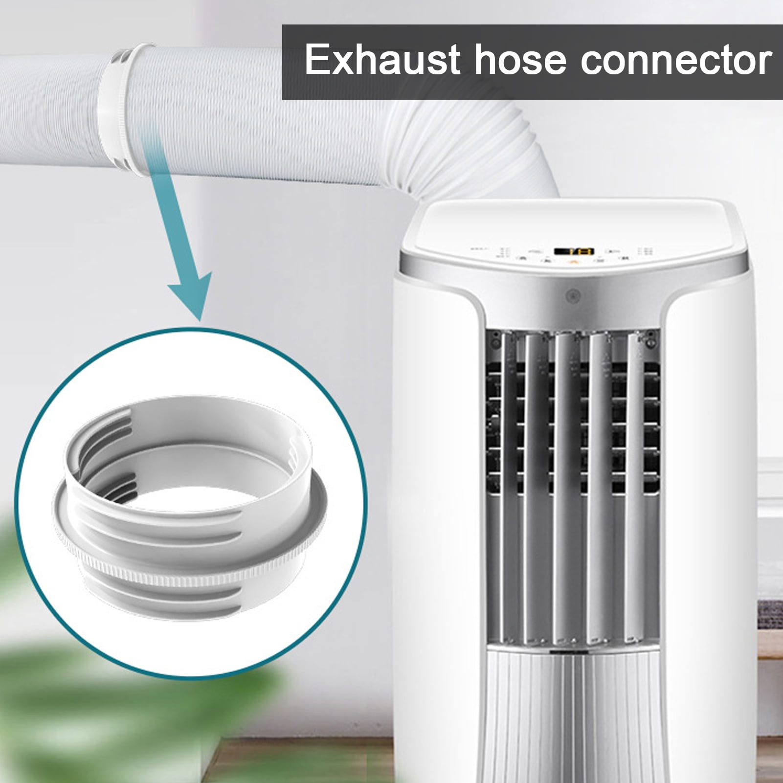 sunsanly AC Hose Adapter Portable Air Conditioner Exhaust Hose Coupler ...