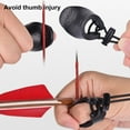thumbnail image 1 of sunsanly Archery Thumb Finger Protector Hunting Glove Soft Thumb Ring Guard Traditional Bow Archery Finger Protector for Hunting Sports, 1 of 8