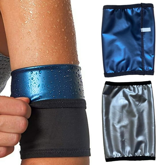 sunsanly Arm Trimmer Compression Sleeve Elastic Men Women Sauna Sweat Arm Shaper Band Sports Workout Fitness Arm Slimmer Trainer Wrap
