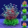 thumbnail image 1 of sunsanly Artificial Water Plant Fish Tank Decoration with Sturdy Base Realistic Design Eco-friendly No Odor Simulation Plants Model Ornaments Aquarium Ornament, 1 of 8