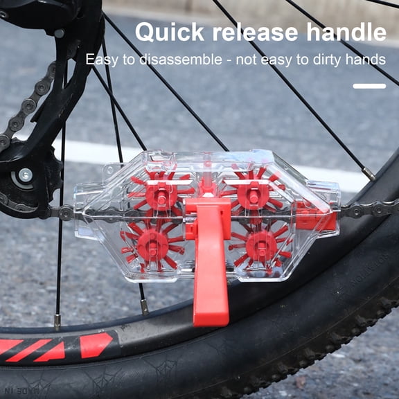 sunsanly Bicycle Chain Cleaner Clear Visible Soaked MTB Mountain Road Bike Chain Scrubber Lubricant Oil Cleaning Tool Bike Accessories