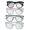thumbnail image 1 of sunsanly Blue Light Blocking Glasses Unisex Clear View Large Frame Strong Hinge Smooth Transparent with Rim Eye Protection Clear Bluelight Glasses Spectacles, 1 of 8