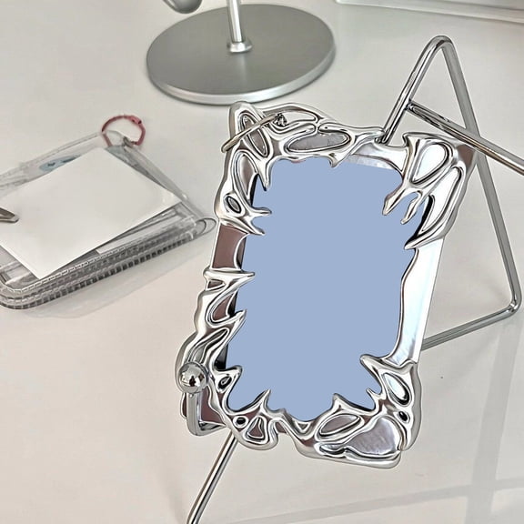 sunsanly Card Cover Box Cards Photos Sturdy Protective Case with Engraved Edges Cool Girl Table Display Photo Shelf