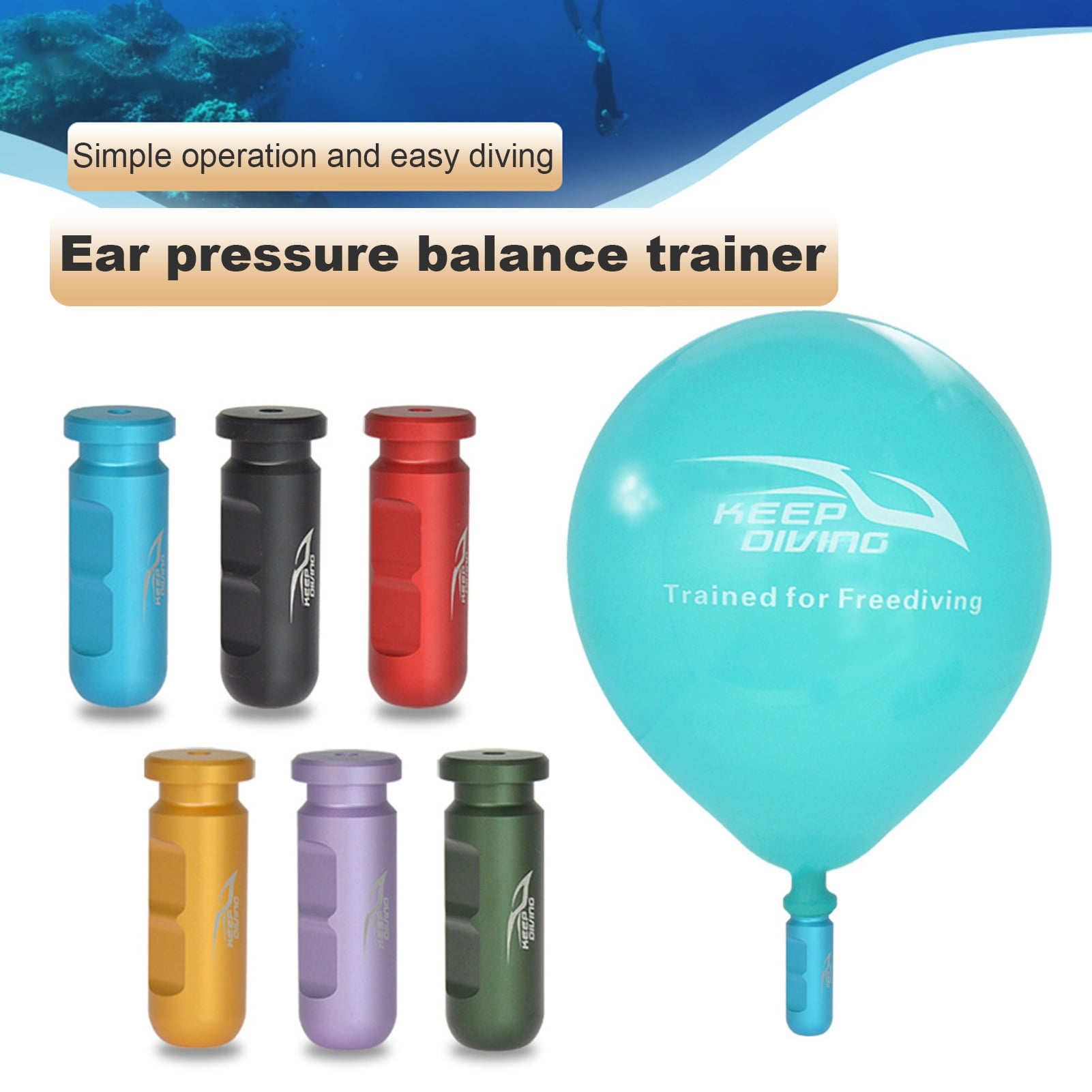 sunsanly Diving Ear Equalization Practicing Ear Pressure Balance Tool