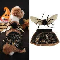 sunsanly Dog Halloween Costume Pet Clothes Spider Shape Funny Puppy Suit Pet Cosplay Outfit Party Christmas Apparel