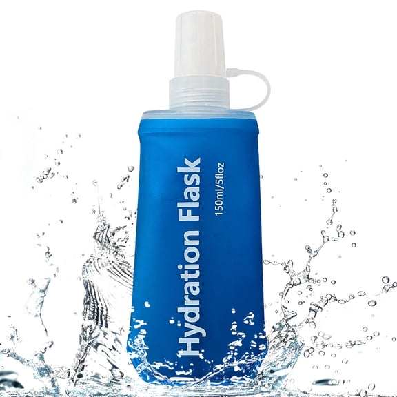 sunsanly Drinking Water Cup TPU Collapsible Soft Water Bottle Food Grade BPA Free Leak-Proof Design Easy to Clean Travel Water Flask