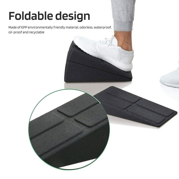 sunsanly EPP Calf Stretching Slant Board Adjustable Incline Board Men Women Home Gym Workout Physical Therapy Squat Wedge Mobility Training Ankle Calf Stretcher