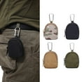 thumbnail image 1 of sunsanly Fanny Pack Waterproof Oxford Cloth Portable Coin Purse Keychain Wallet Headset Case Camouflage Print Storage Waist Bag, 1 of 8