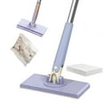 sunsanly Flat Mop with Cloth Kitchen Bathroom House Mini Sweeper Mop