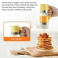 sunsanly Glass Bottle Honey Syrup Dispenser Food Grade BPA Free