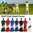 thumbnail image 1 of sunsanly Golf Club Cover Driver Covers Fairway Wood Covers Golf Head Cover Golf Club Protection Headcover for Golf Enthusiasts, 1 of 7
