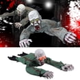 thumbnail image 1 of sunsanly Halloween Crawling Ghost Decoration Realistic Electric Skeleton Decor with Scary Sound Glowing Eyes Horror Theme Park Prop for Haunted House, 1 of 7
