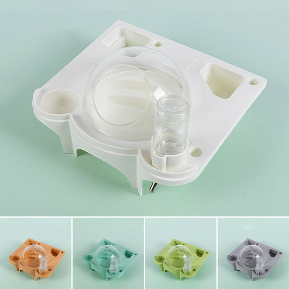 sunsanly Hamster Cage Small Animals Living Space Capsule with Water Bottle Pet Accessories for Hamsters Hedgehogs Mice Guinea Pig