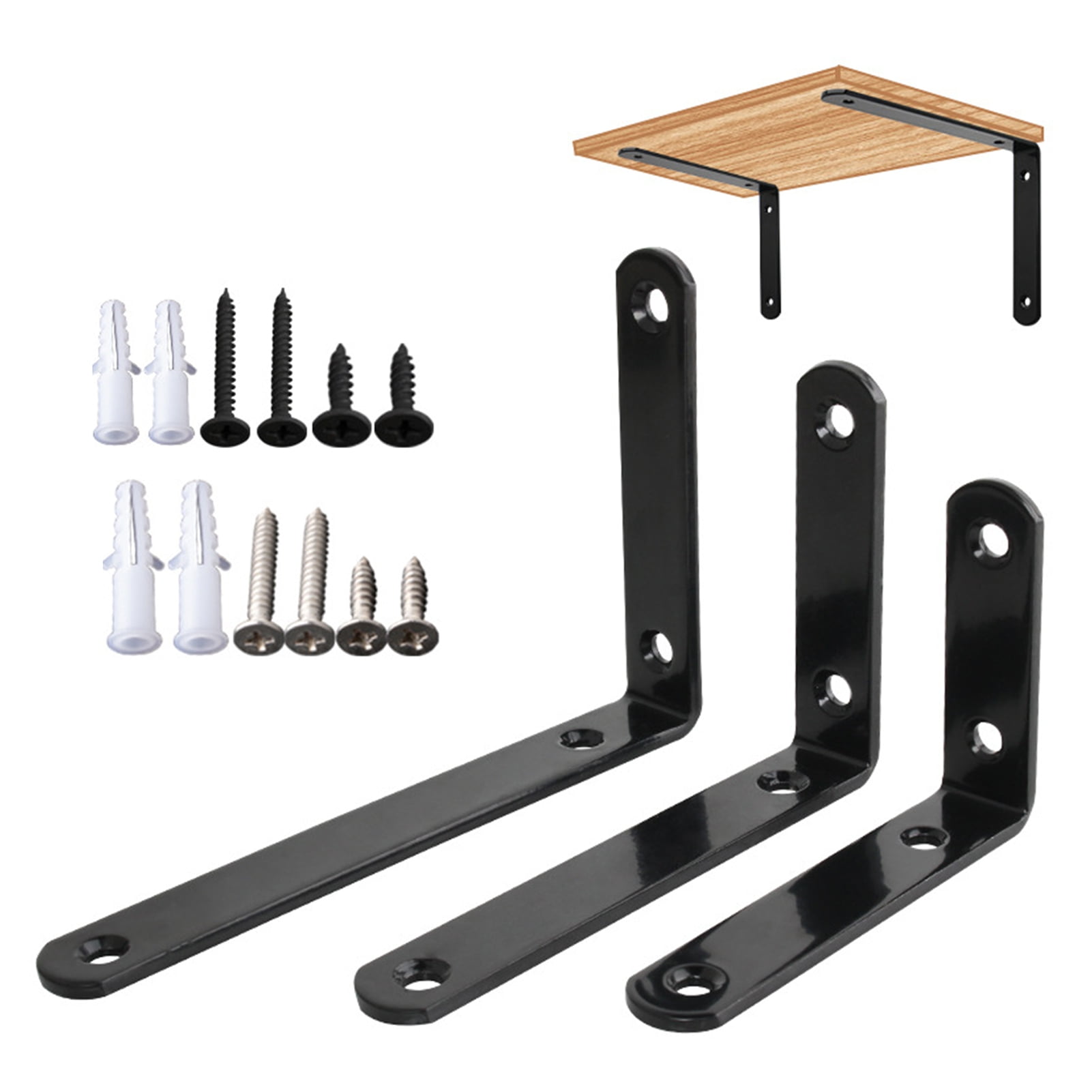 sunsanly Heavy Duty Metal Corner Bracket 42 Lbs Load Capacity Rustproof