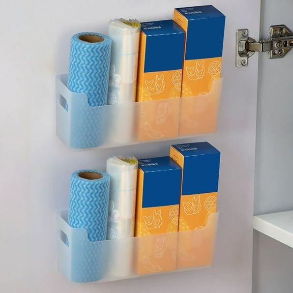 sunsanly Kitchen Cabinet Door Organizer Storage Rack Corrosion Resistant No Drilling Needed Easy Installation Versatile Organizer Storage Holder