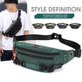 thumbnail image 1 of sunsanly Large Crossbody Fanny Pack Sports Waist Bag Waterproof Hip Pouch Bum Bag Outdoor Waist Pack for Jogging Hiking Fishing Men Women, 1 of 7