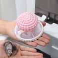 thumbnail image 1 of sunsanly Laundry Ball Floating Pet Fur Lint Hair Catcher Household Reusable Washing Machine Floating Lint Mesh Bag Hair Filter Net Pouch, 1 of 8