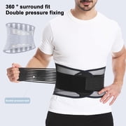 sunsanly Lumbar Protector Lower Back Brace with Dual Adjustable Straps Breathable Mesh Fitness Support Belt Sports Accessories