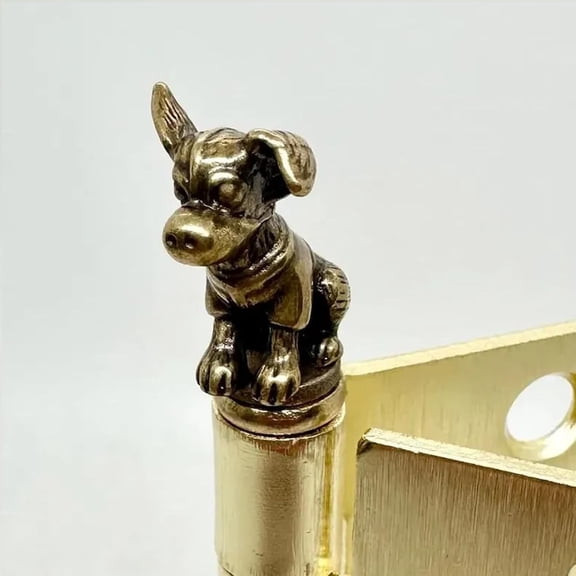 sunsanly Magnetic Hinge Head Decorative Topper Mini Bulldog Duck Monkey Bat Skull Teapot Resin Figurine Statue Hinge Head Home Decoration Ornament