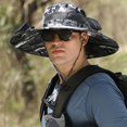 thumbnail image 1 of sunsanly Men Fisherman Hat with 2 Solar Fan Large Brim Windproof Strap USB Charging Anti-UV Sunlight Protection Quick Dry Great Breathability Outdoor Fishing Camping Travel Cap, 1 of 8