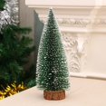 thumbnail image 1 of sunsanly Mini Christmas Tree Artificial Snow-Flocked Xmas Tree with Pine Needle Festive Home Office Decoration for Christmas Tabletop Display, 1 of 8