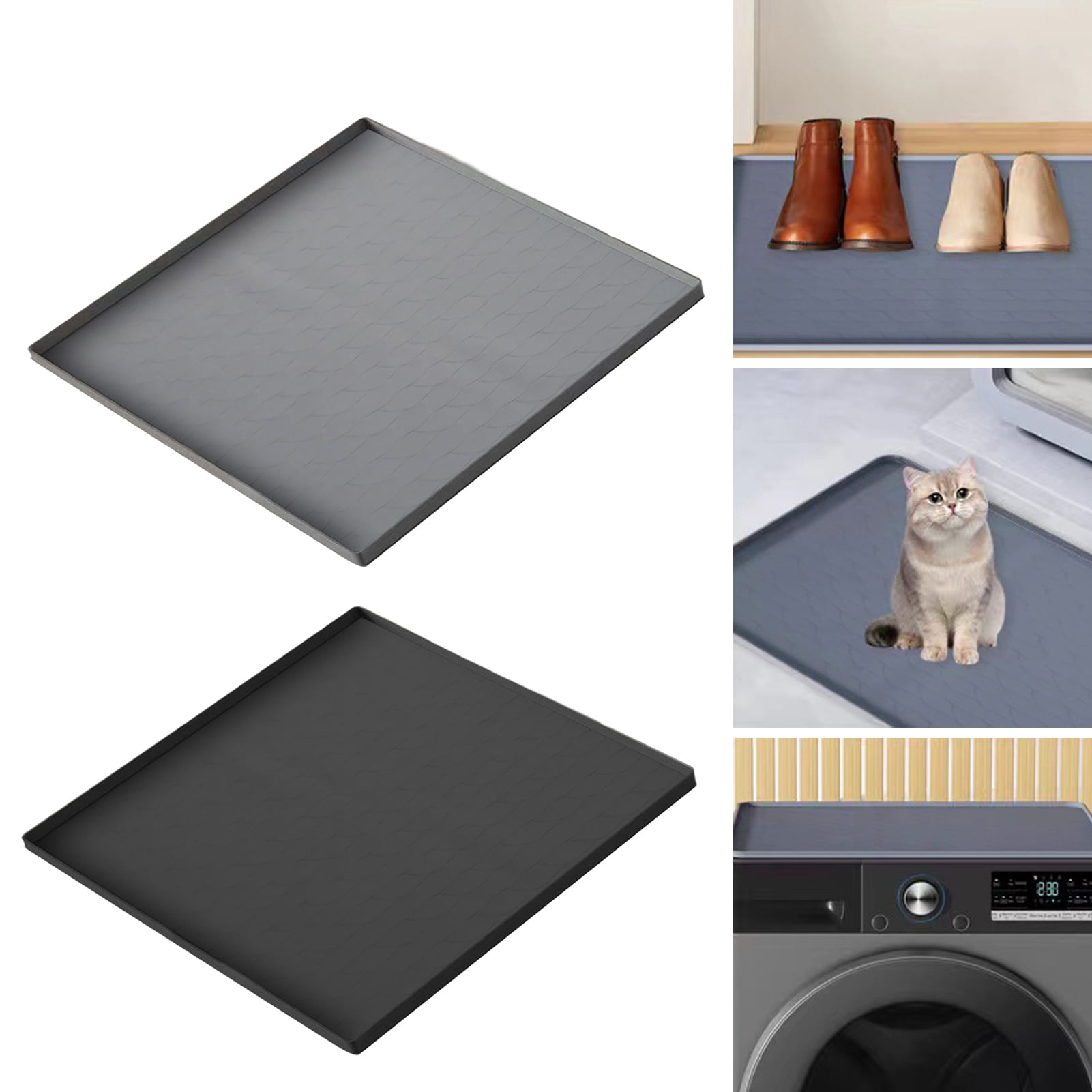 sunsanly Mini Fridge Silicone Mat Enhanced Floor Protection Storage Mat ...