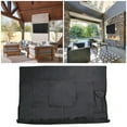 thumbnail image 1 of sunsanly Outdoor TV Cloth Cover with Remote Control Pocket Dustproof Waterproof Protection from Water Sun Snow Wind Dust Leaves Bird Droppings Balcony TV Protector, 1 of 7