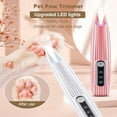 thumbnail image 1 of sunsanly Pet Paw Trimmer with LED Light Pet Precision Trimmer Low-Noise Cordless Grooming Clippers USB Rechargeable Pet Hair Trimmer, 1 of 8