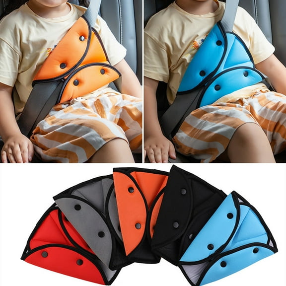 sunsanly Safety Belt Fixer Foldable Soft Adjustable Neck Protection Car Triangle Safe Seat Belt Cover Car Goods