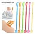 thumbnail image 1 of sunsanly Shoes Horn Long Handle Lazy Shoe Helper Lifter Anti-Slip Handle Flexible Long Shoehorn Dual-Purpose Massage Claw for Seniors, 1 of 8