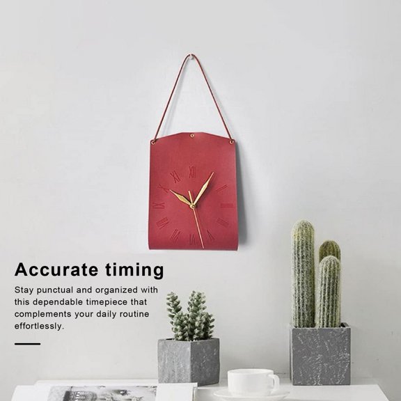 sunsanly Silent Wall Clock Non Ticking Hanging Wall Clock Battery Operated Quartz Movement Easy Installation Retro Style Decorative Clock Decoration